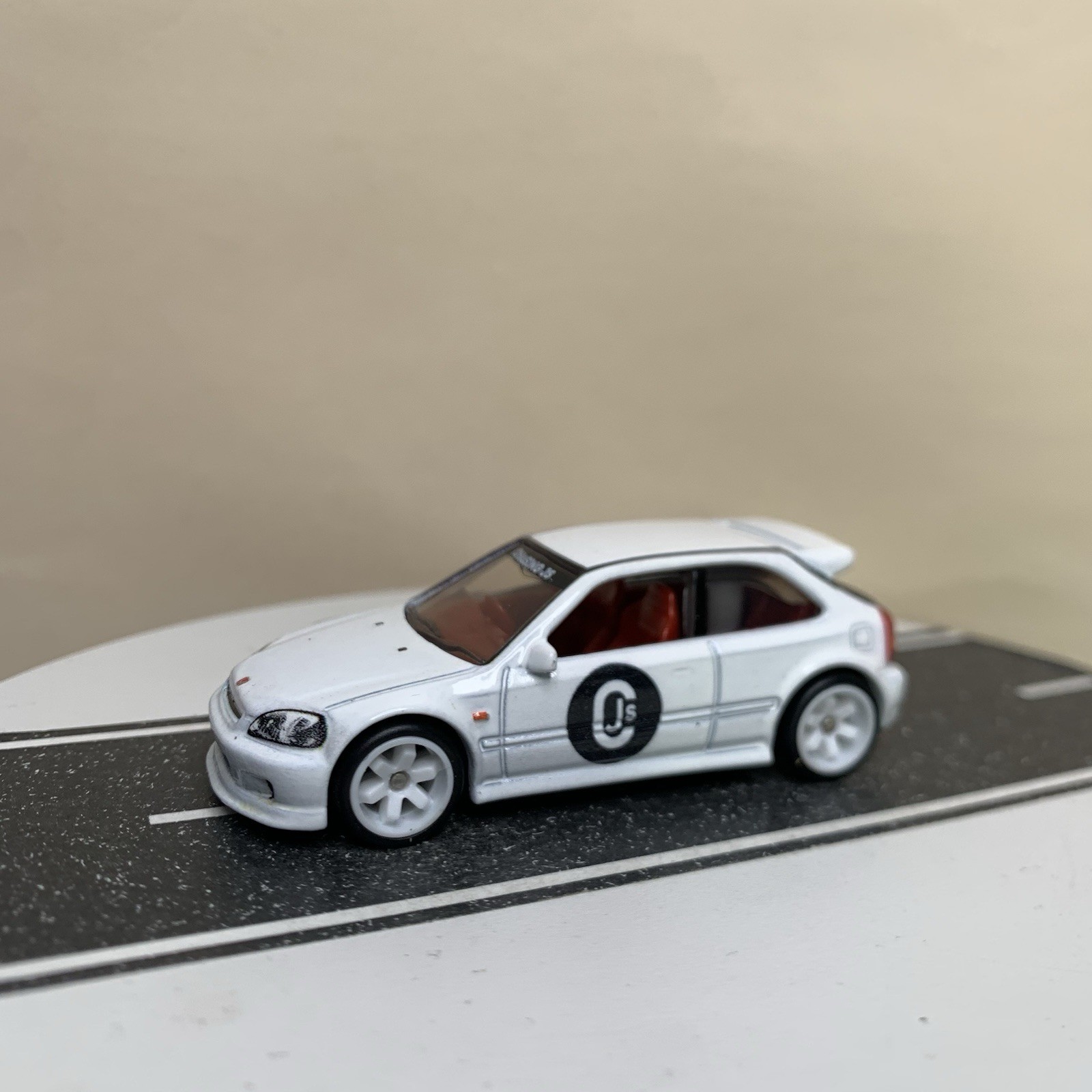 Hot Wheels Premium Boulevard #73 ’99 Honda Civic Type R EK9 Hatch White 1:64 NM