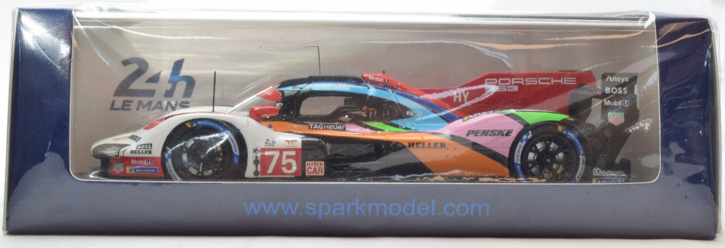 Spark Porsche 963 #75 – Penske Motorsport – 2023 24hr Le Mans 1:43 Car S8728