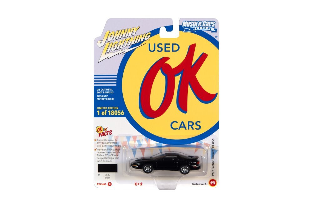 1997 PONTIAC FIREBIRD TRANS AM WS6 1/64 scale DIECAST CAR JOHNNY LIGHTNING