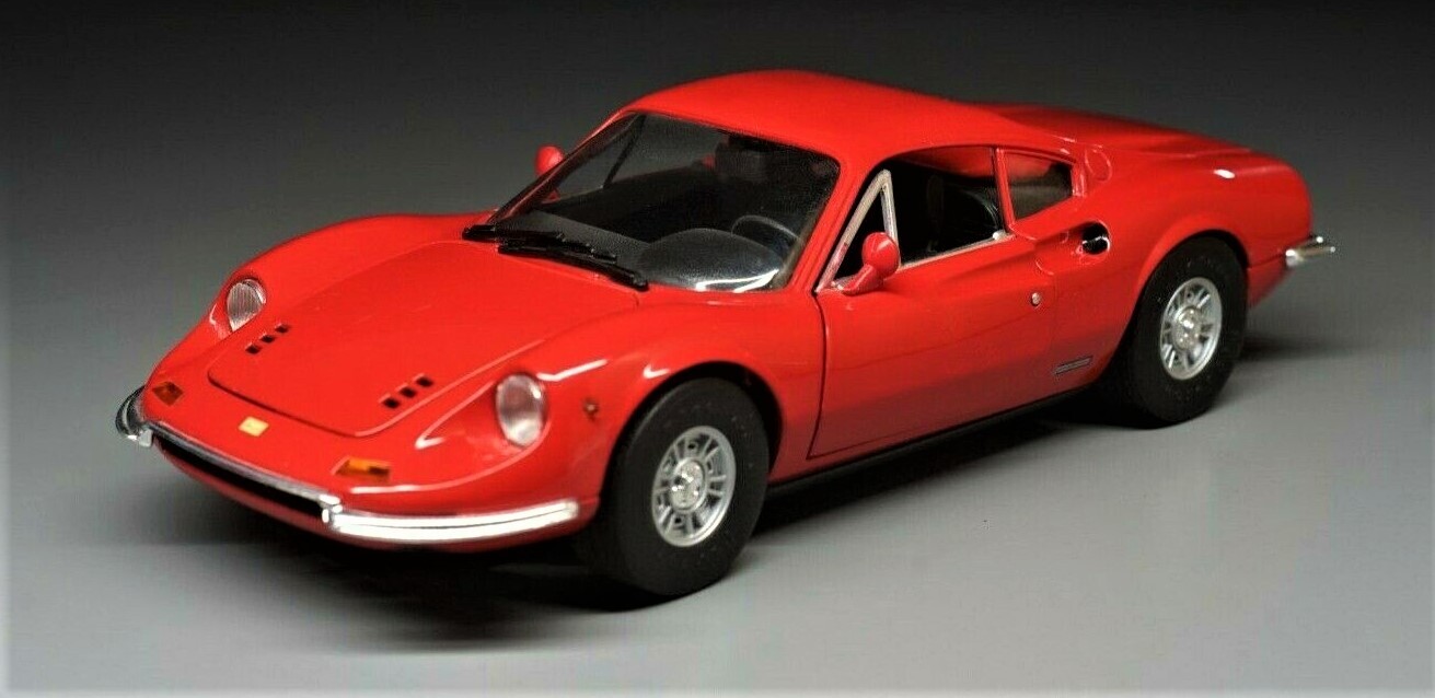 Ferrari Race Car Racing1:24Le Mans12Racer18Custom Built Metal Body Model RARE