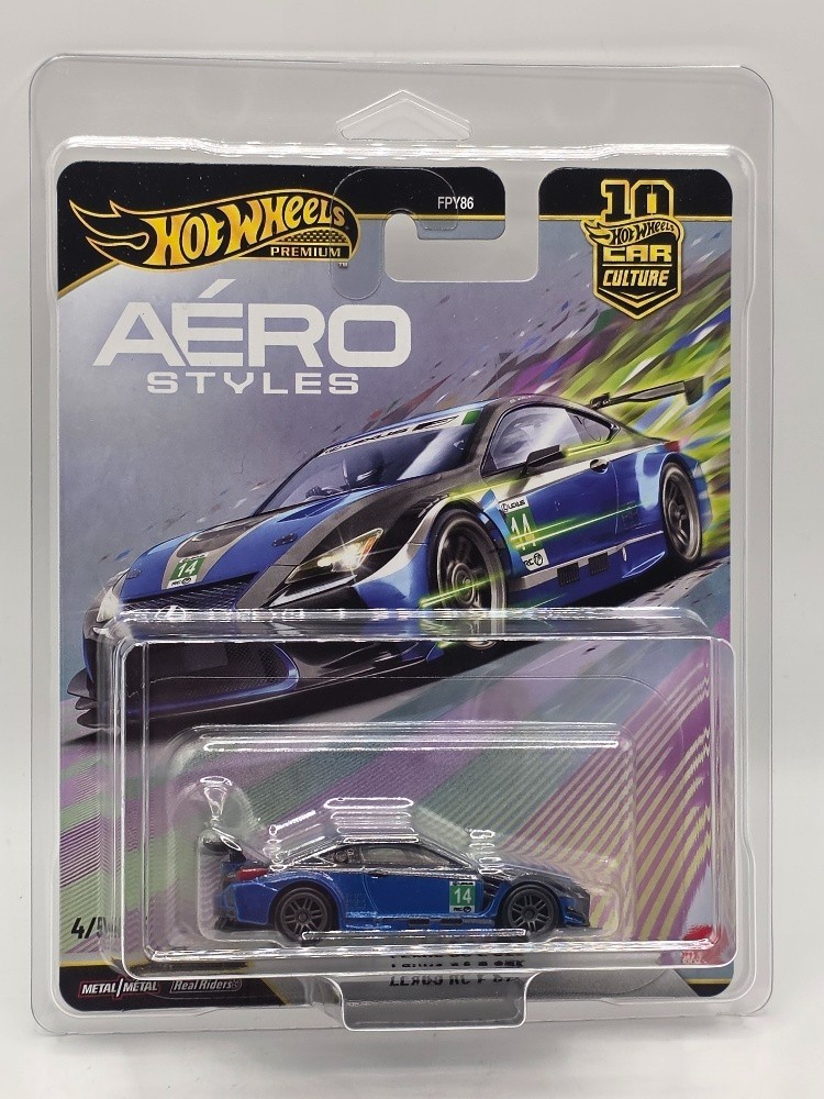Hot Wheels 2026 Car Culture Aero Styles – Lexus RC F GT3 IN PROTECTOR