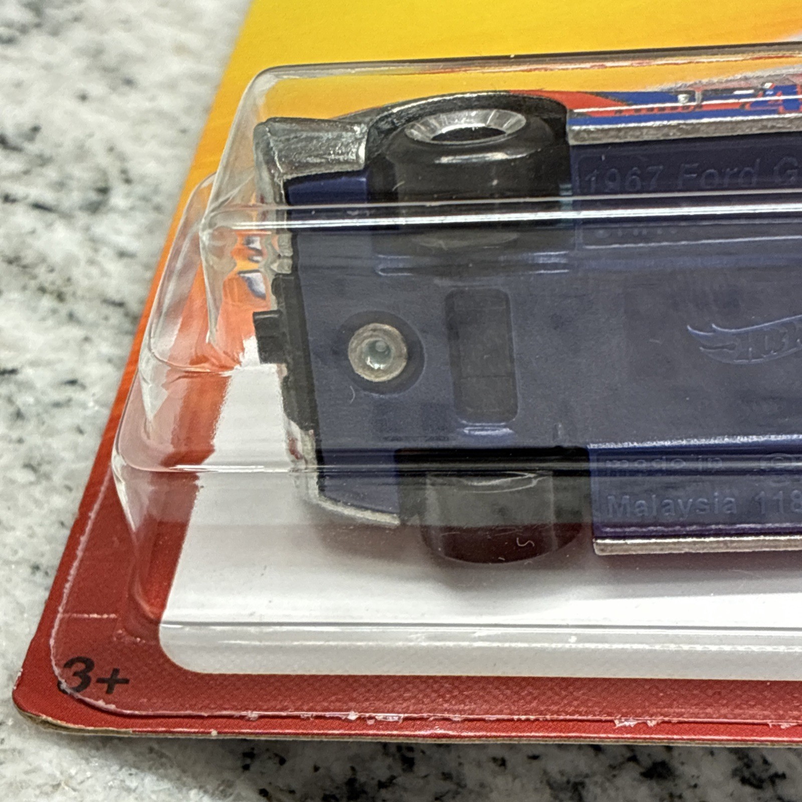 🔥🛞HOT WHEELS *WHEEL ERROR* The Hot Ones ’67 FORD GT40 Mk.IV Silver 6/8 Mk IV