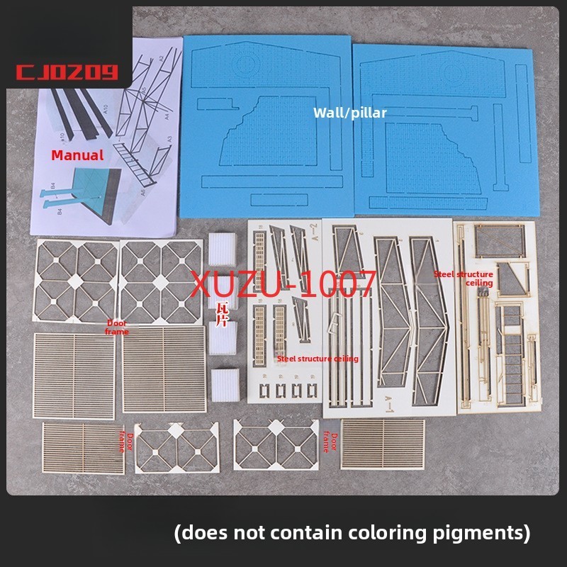 1:35 Dioramas Building Model Kits,Architecture Ruins House Scene Layout DIY