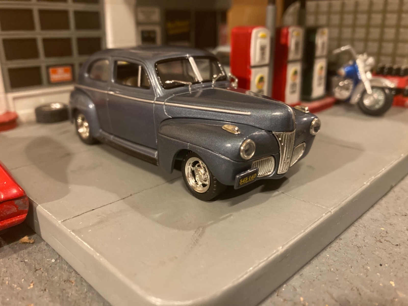 Custom 1 of a Kind 1941 Hot Rod Ford Two Door Sedan, 1/43 Scale, in Original Box