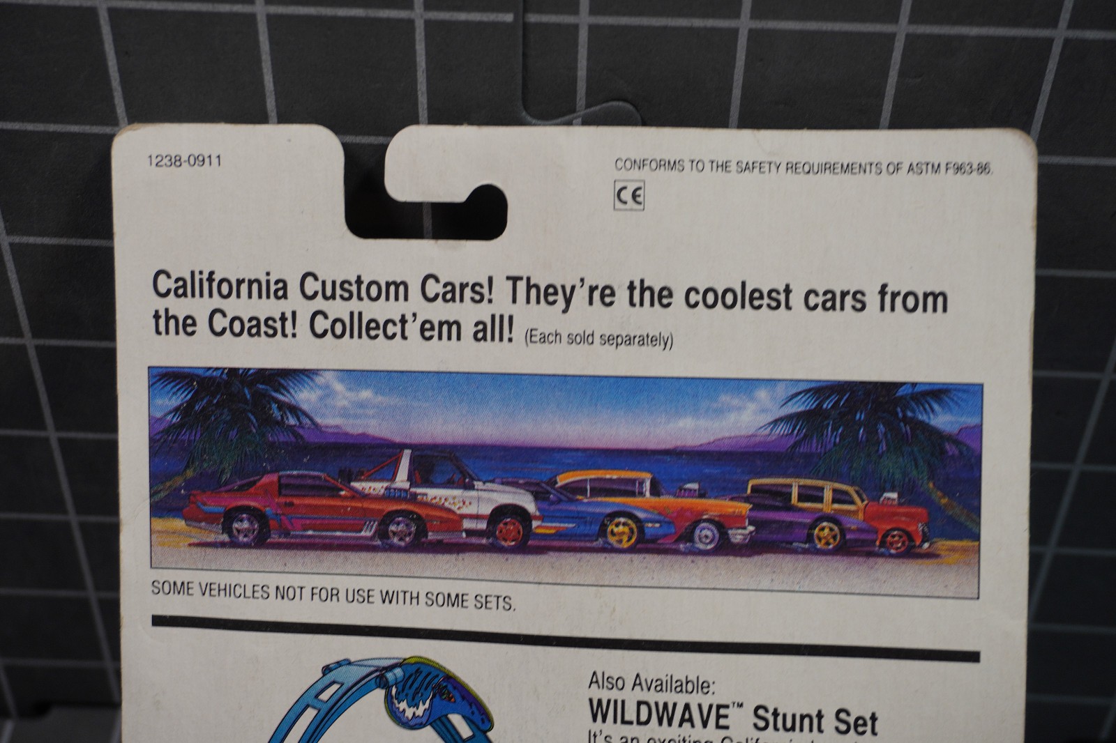 Hot Wheels – 1989 California Custom – #1238 VW BAJA BUG – Pink – NIB