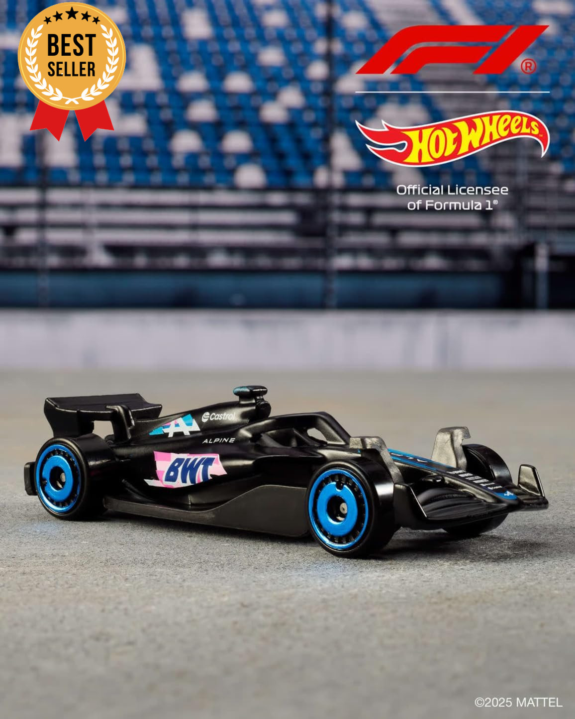 Formula 1 Die-Cast Toy Cars 5-Pack 1:64 Scale F1 Racing Team Collectible Set