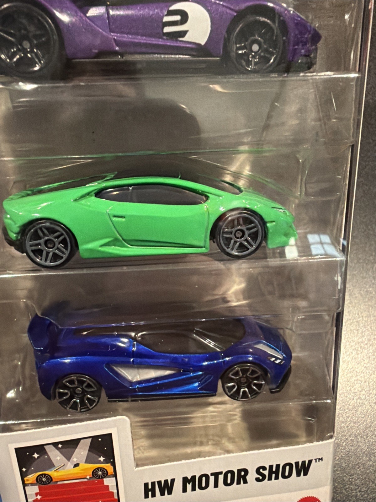 New Hot Wheels 2025 HW Motor Show 5-Pack Ferrari Aston Ford Lamborghini Lotus