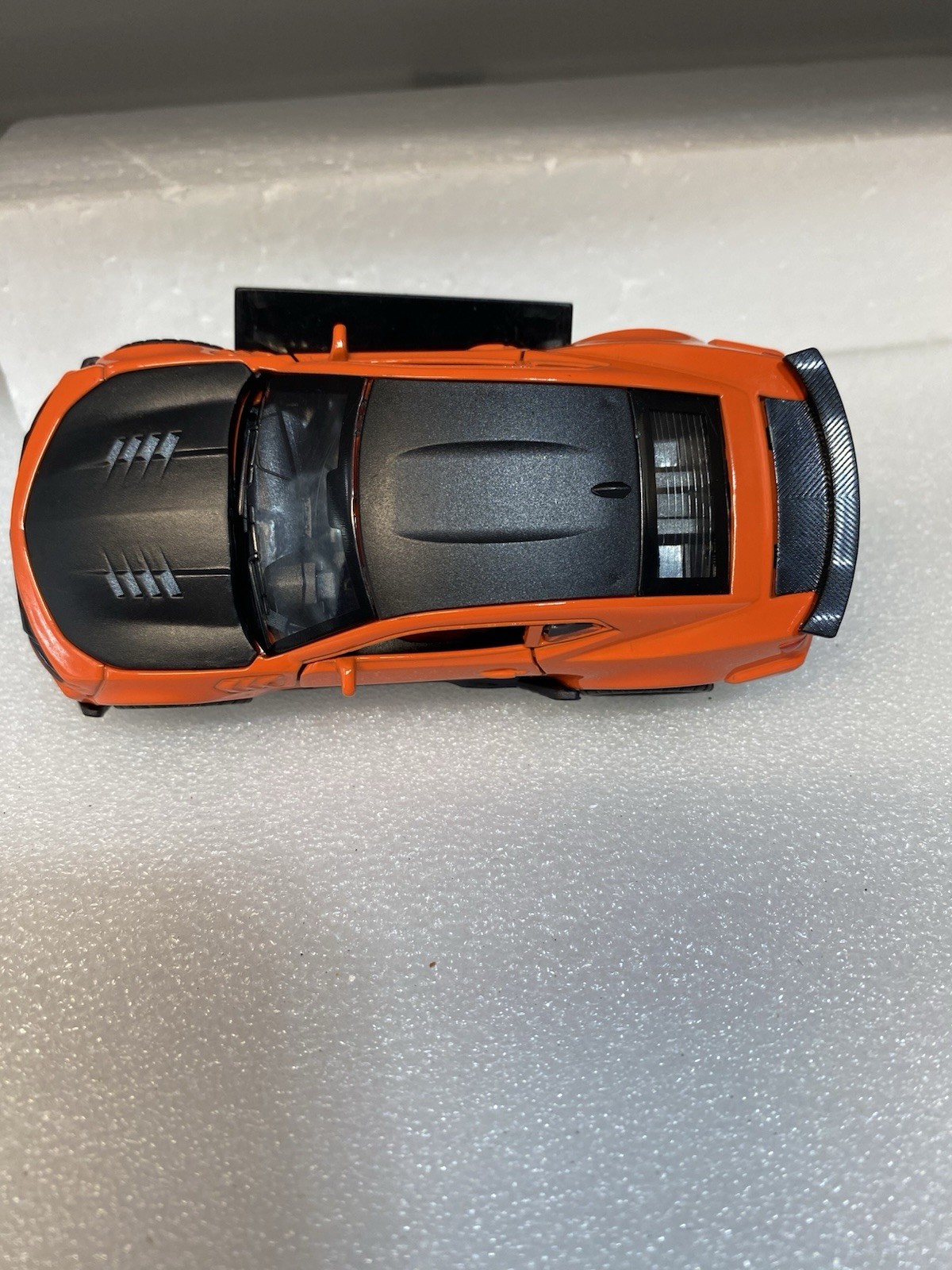 HST Lux 1:36 Sports Car Diecast Model Orange Black Collectible Toy New In Box