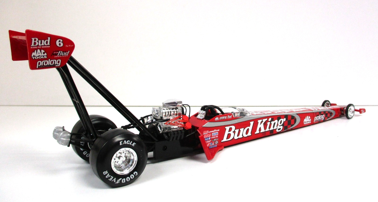 ACTION KENNY BERNSTEIN BUDWEISER KING – 2000 NHRA TOP FUEL DRAGSTER 1/24
