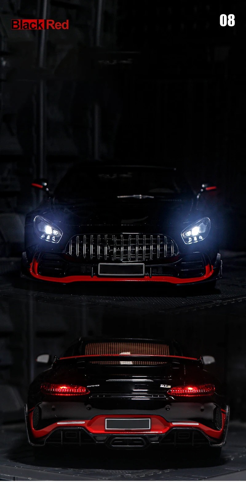 1:18 Mercedes-AMG GT-R Diecast Model Car – Luxury Sports Collectible, Detailed
