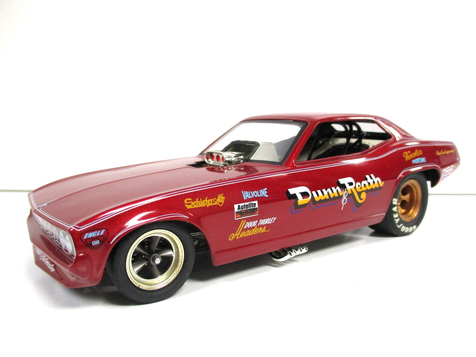 THE FLOPPERS 1320 – DUNN & REATH PLYMOUTH ‘CUDA FUNNY CAR – 1/24 DIECAST