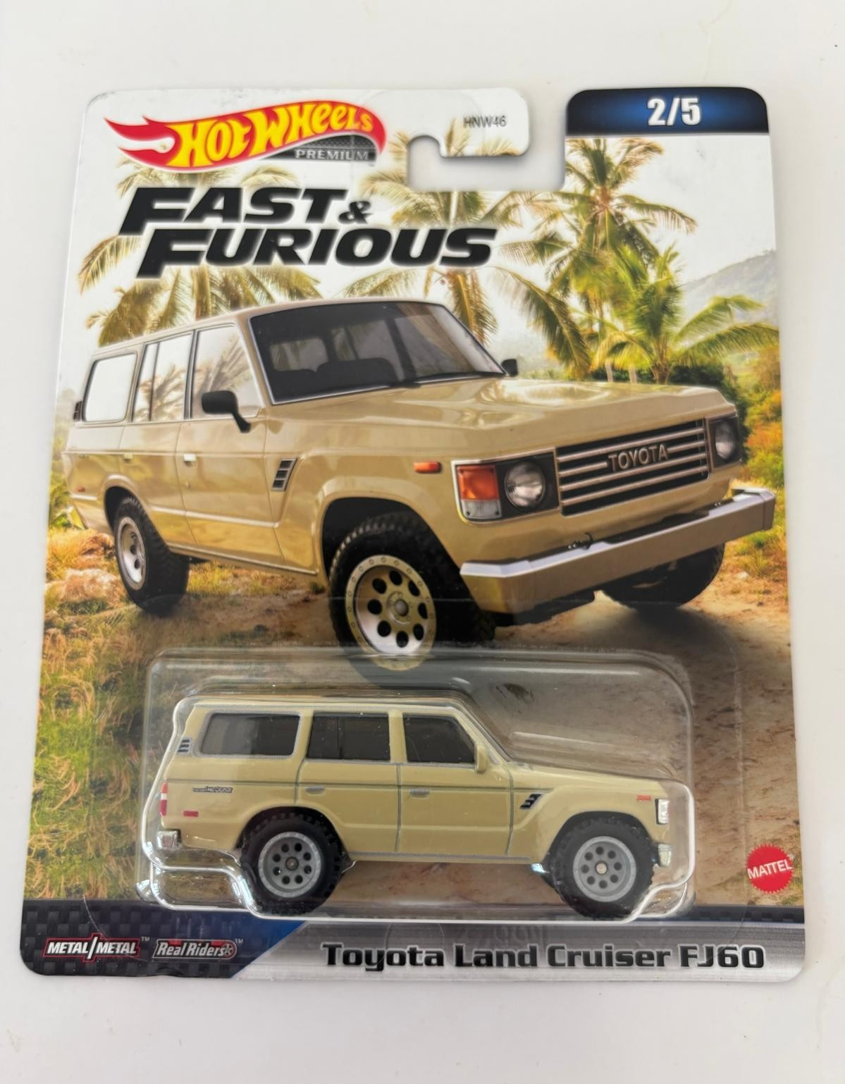 NEW Hot Wheels Fast & Furious Toyota Land Cruiser FJ60 1/64 NRFB 2/5