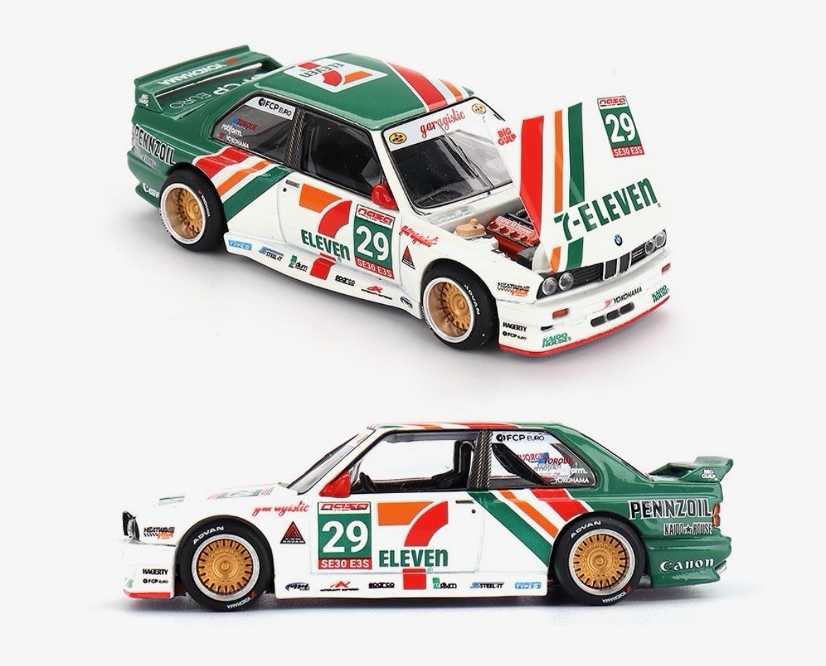 Kaido House x Mini GT 7-Eleven BMW M3 Kaido Works Larry Chen V1 #217 1/64