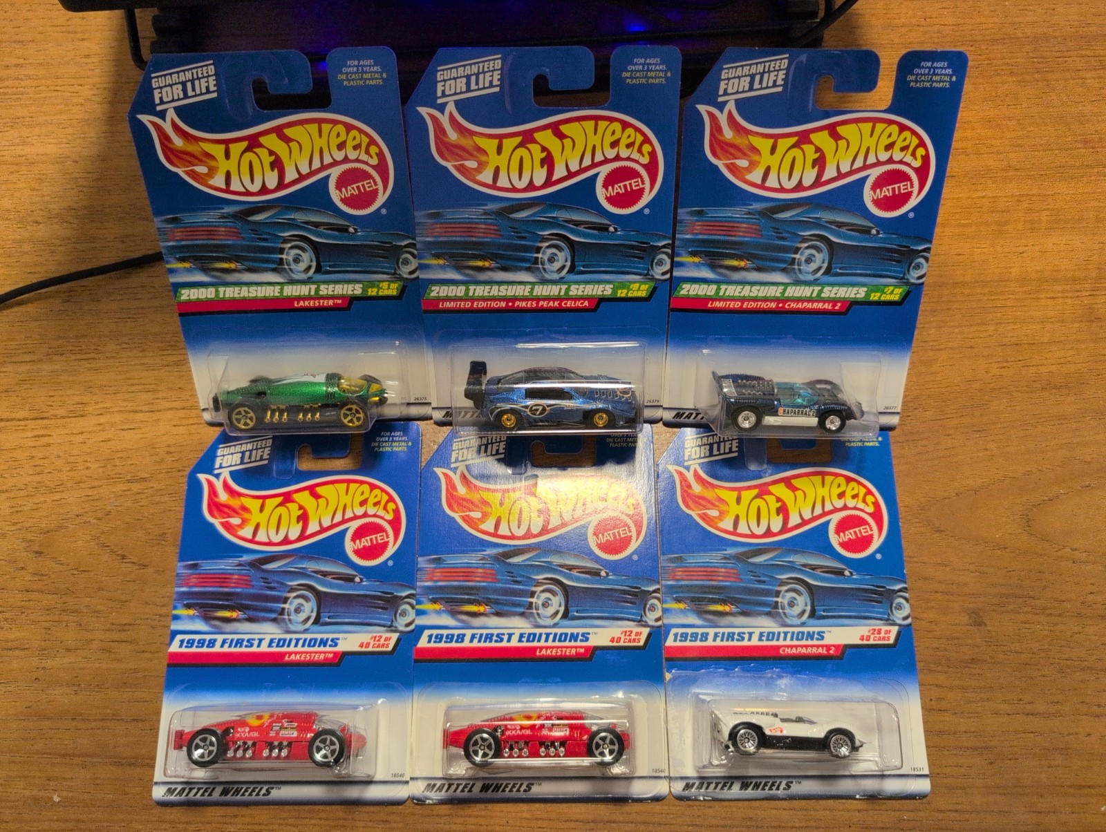 Hot Wheels Lot Of 6 (3) 2000 Treasure Hunts *Must See Pictures* BUY IT NOW! ~