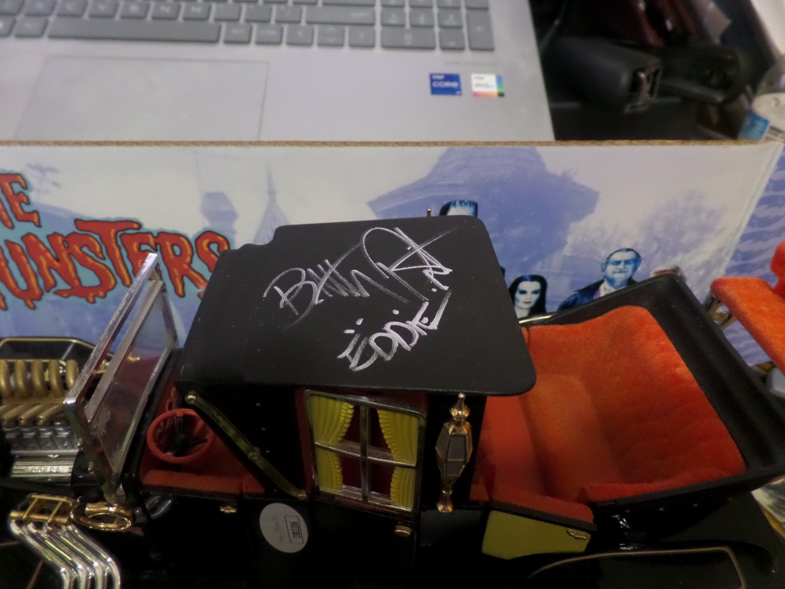 ERTL The Munsters Koach 1:18 Scale Signed Butch Patrick ‘Eddie’ JSA