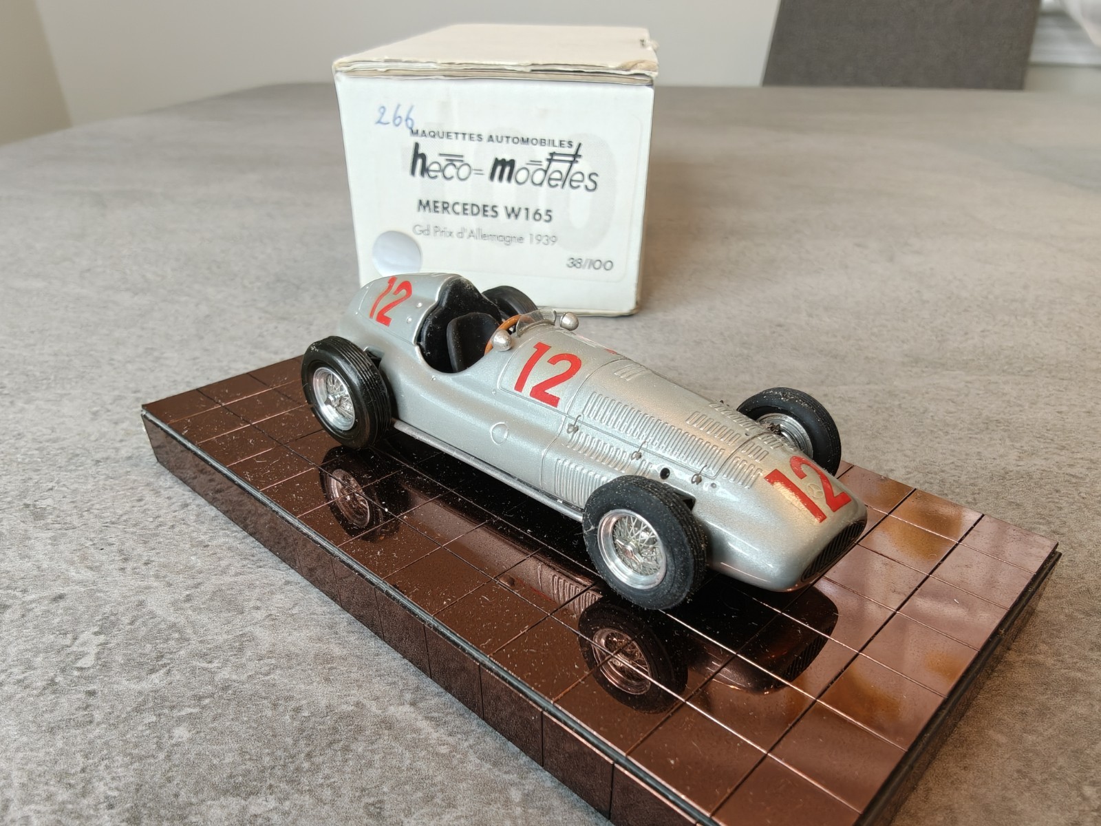 Heco Mercedes-Benz W165 #12 Grand Prix Germany 1939 1:43 Handmade