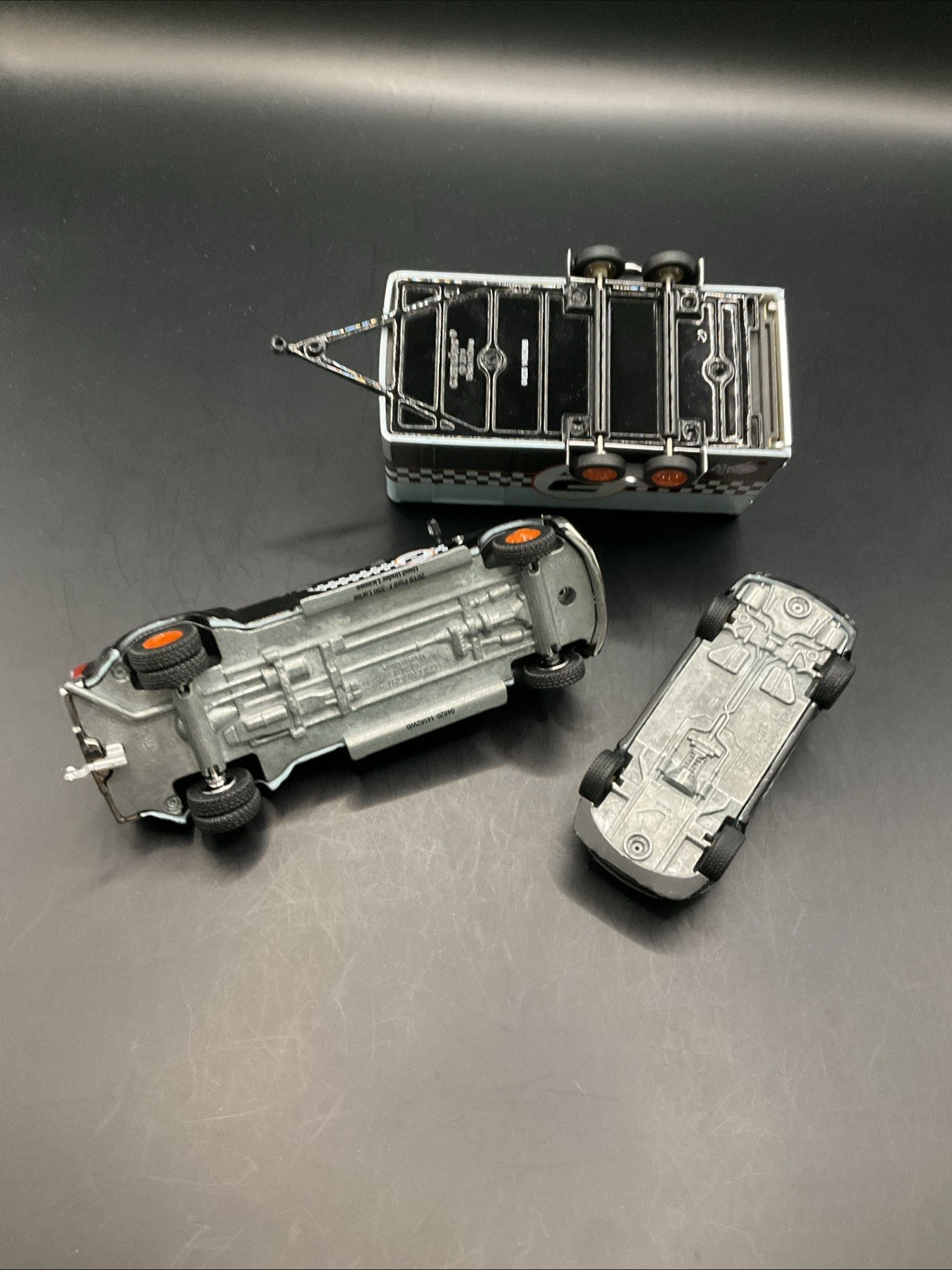 1#2 GL Gulf Ford F-350 Lariat Hitch N Tow ‘19 Ford Set 1/64 Truck, Trailer & Car