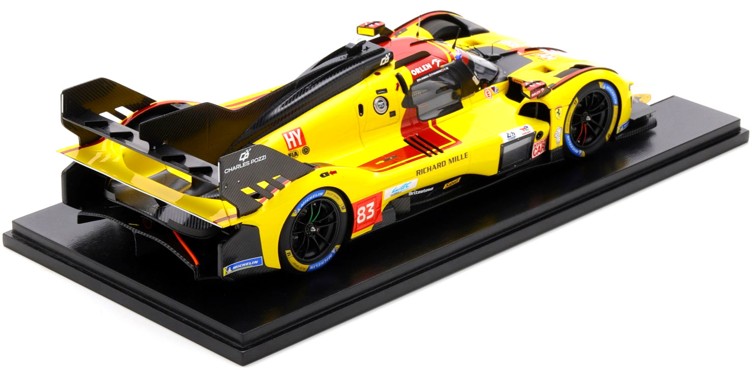 LookSmart Ferrari 499P #83 – 2025 24hrs Le Mans – 1st 1:18 Diecast Car LS18LM053