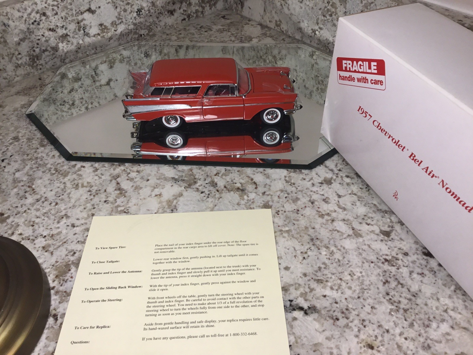 Danbury Mint 1957 Chevrolet Nomad Station Wagon 1/24 “BNIB” Complete