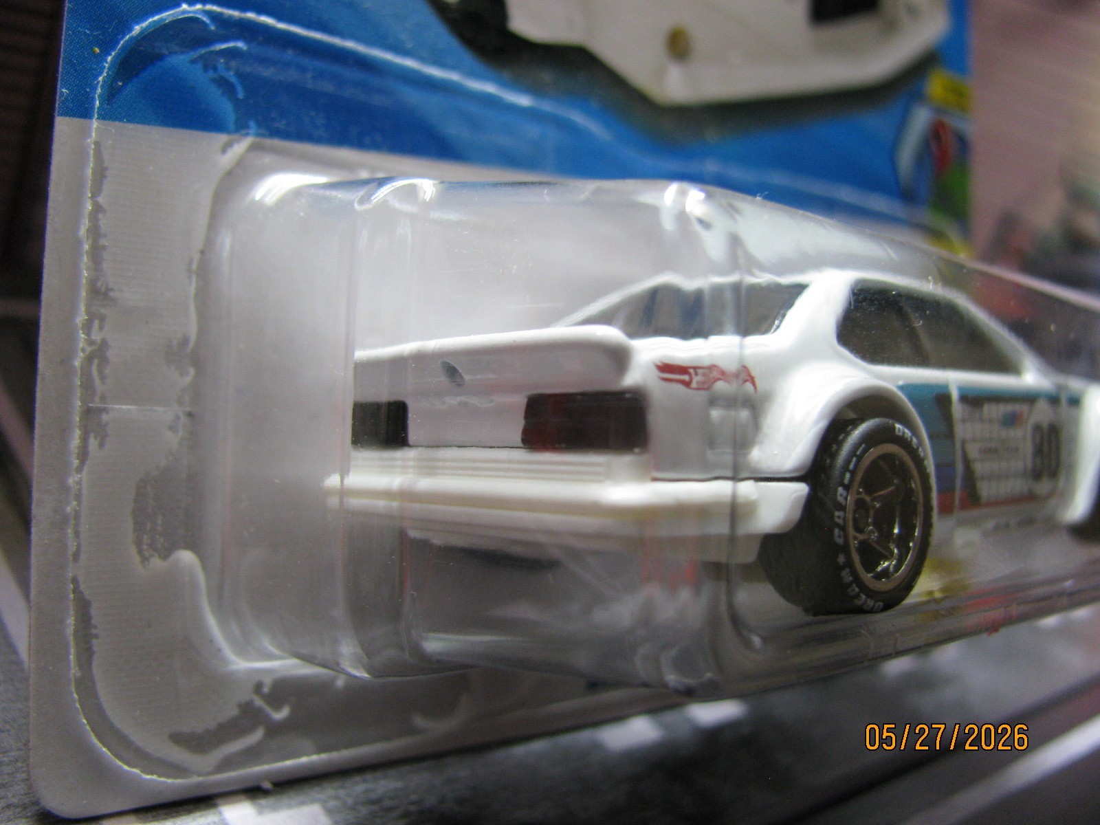 2026 Hot Wheels White BMW 635 CSi 152/150 HW Euro, w/Real Riders Wheel Swap