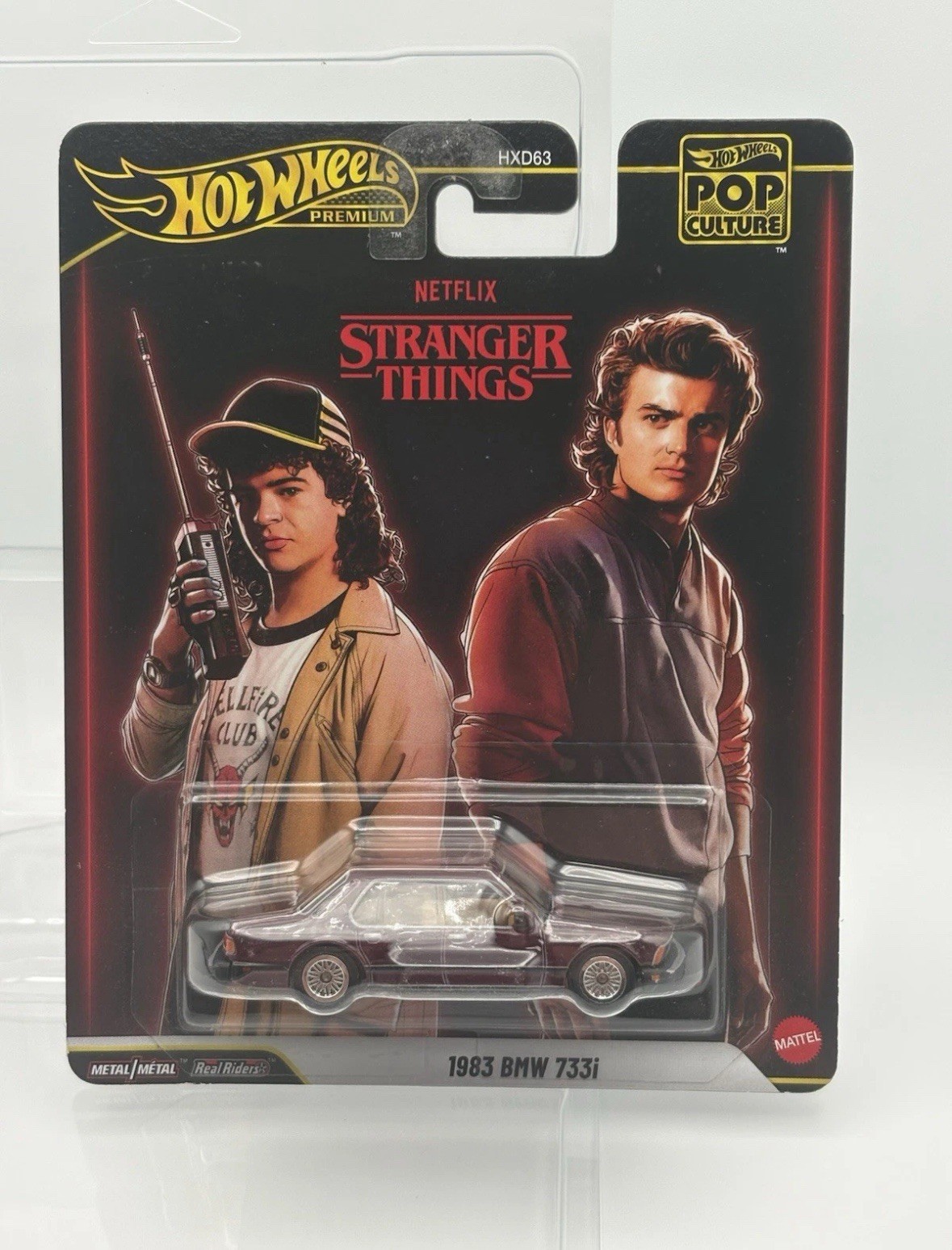 Hot Wheels Premium 2025 Pop Culture Stranger Things 1983 BMW 733i w/ Protector