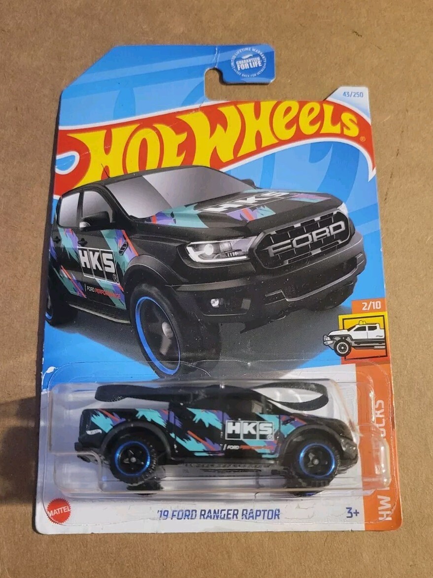 19 Ford Ranger Raptor Custom Christmas Car Ornament 1/64 Die-cast Black