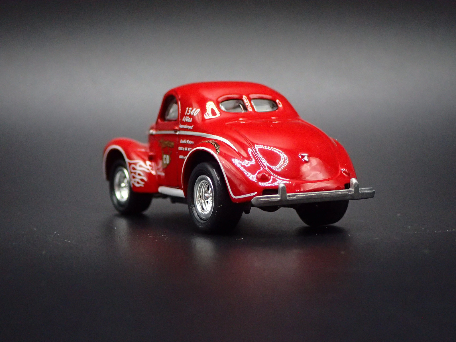 1940 40 WILLY’S COUPE NHRA BURGUNDY 1:64 SCALE COLLECTIBLE DIECAST MODEL CAR
