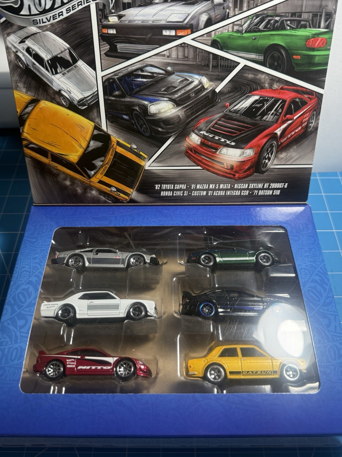 2025 Hot Wheels 6-Pack Box Set | Japanese Car Culture | Toyota | Honda | Nissan