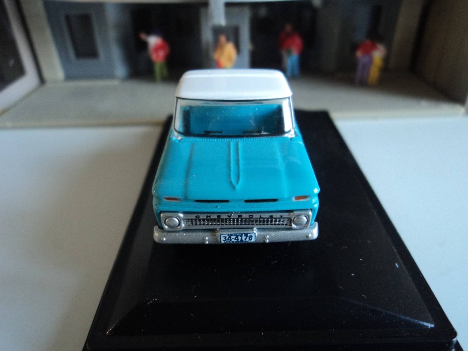 Oxford 1965 CHEVROLET STEPSIDE PICKUP Light Blue 1/87 HO diecast car GM