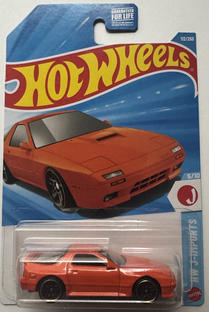 2026 Hot Wheels HW J-IMPORTS 5/10 ’89 Mazda Savanna RX-7 FC3S 112/250