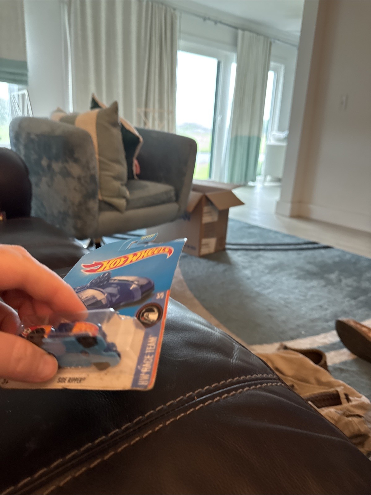 Hot Wheels Side Ripper, Blue; 2016 HW Race Team Series 3/5, Motorcycle & Sidecar