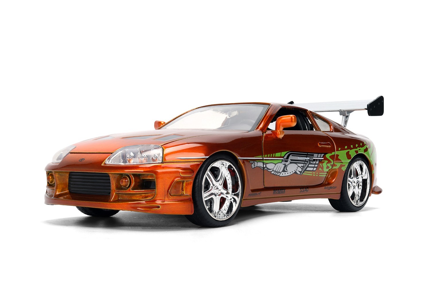 JADA 25th Yrs Fast & Furious 1:24 Brian Toyota Supra Brush Finish Orange 37703