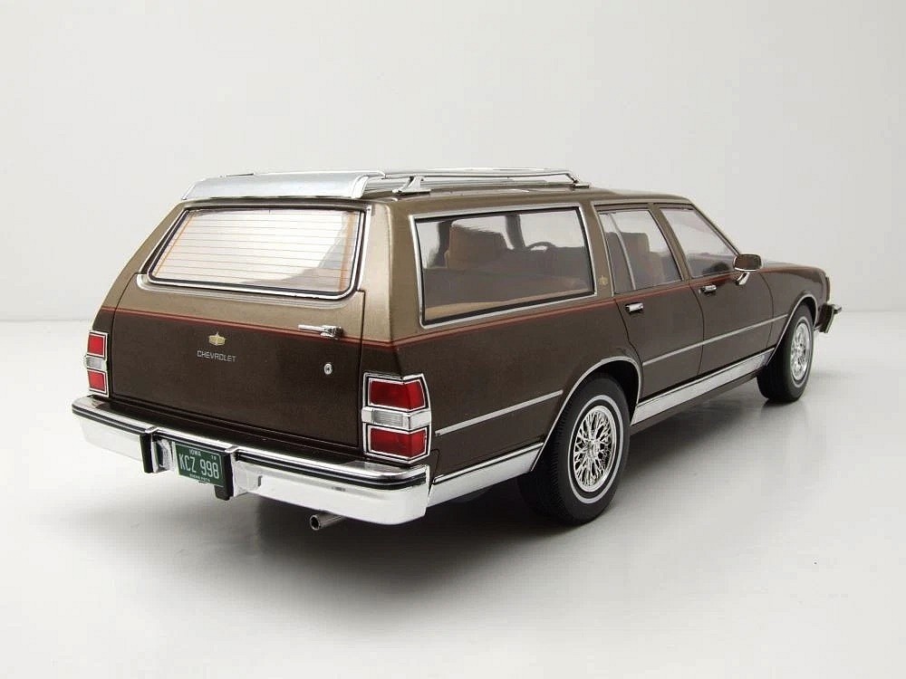 1985 Chevrolet Caprice Estate Station Wagon Beige Metallic in 1:18 scale by MCG