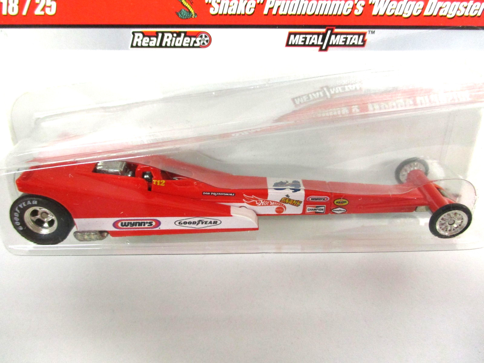 HOT WHEELS – DRAG STRIP DEMONS – DON THE SNAKE PRUDHOMME T/F WEDGE DRAGSTER