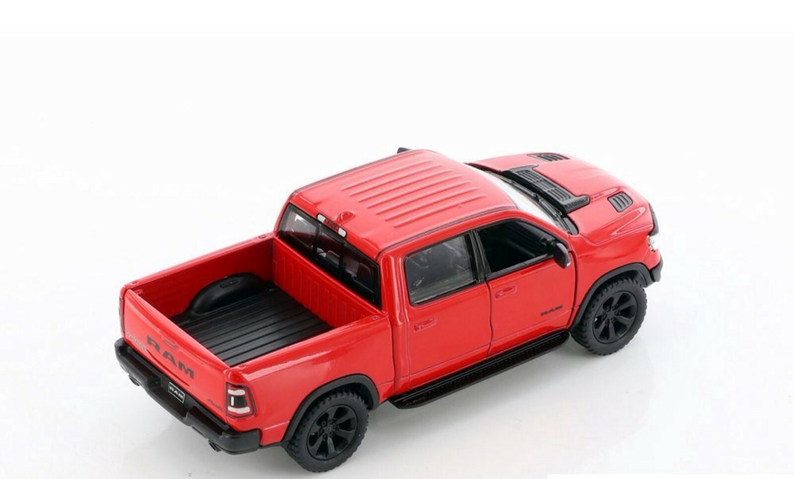 (5413) 5″ Die-cast: 2019 RAM 1500 Pickup Truck (RED) 1/46 Scale