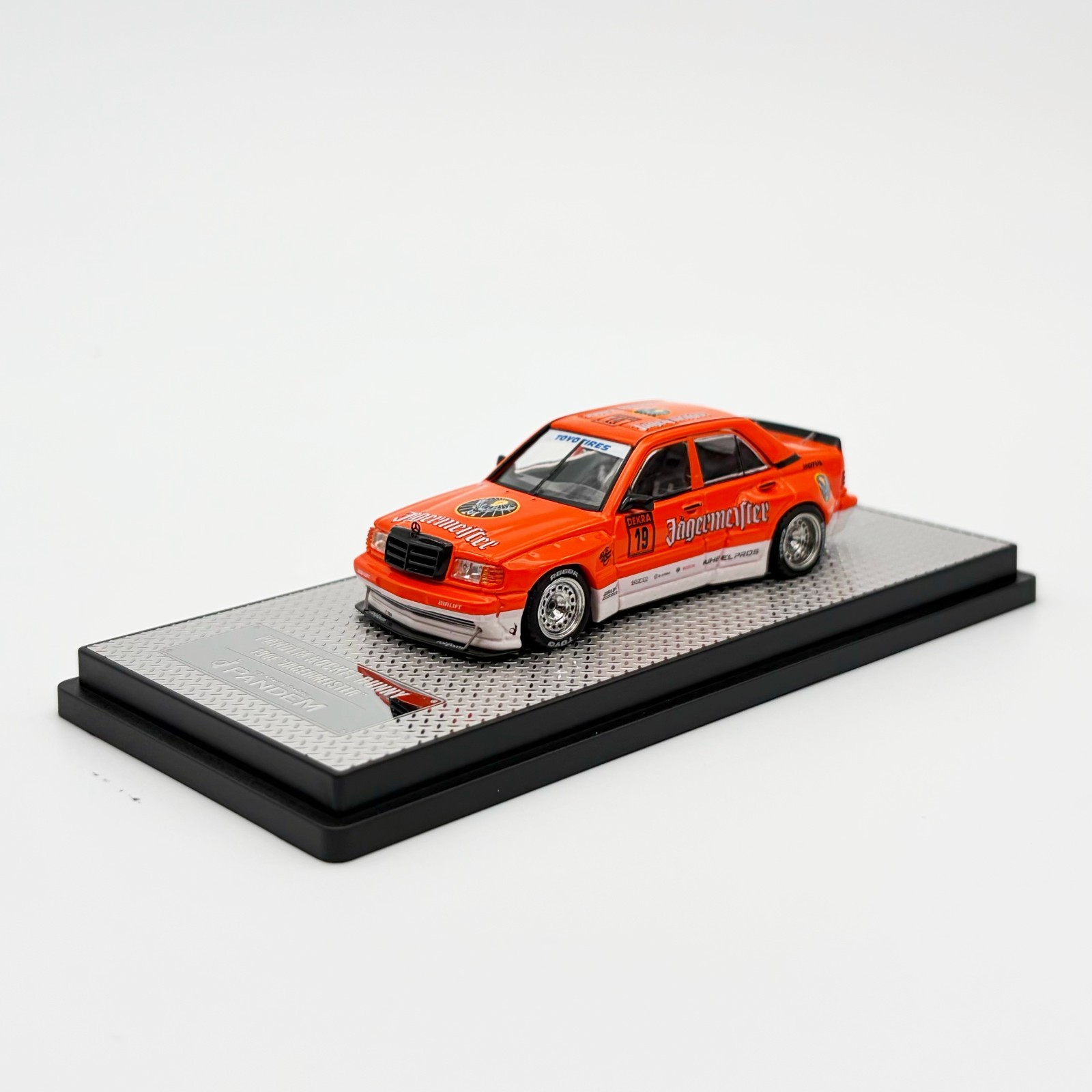 INNO64 1:64 Pandem Rocket Bunny 190E Jagermeister Orange