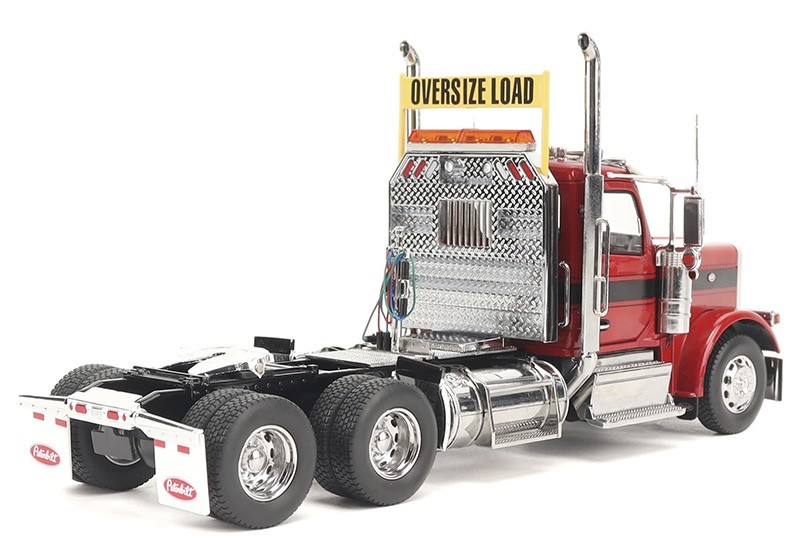 PETERBILT 589 TRUCK TRACTOR DAY CAB LEGENDARY RED 1/32 DIECAST MASTERS 71146