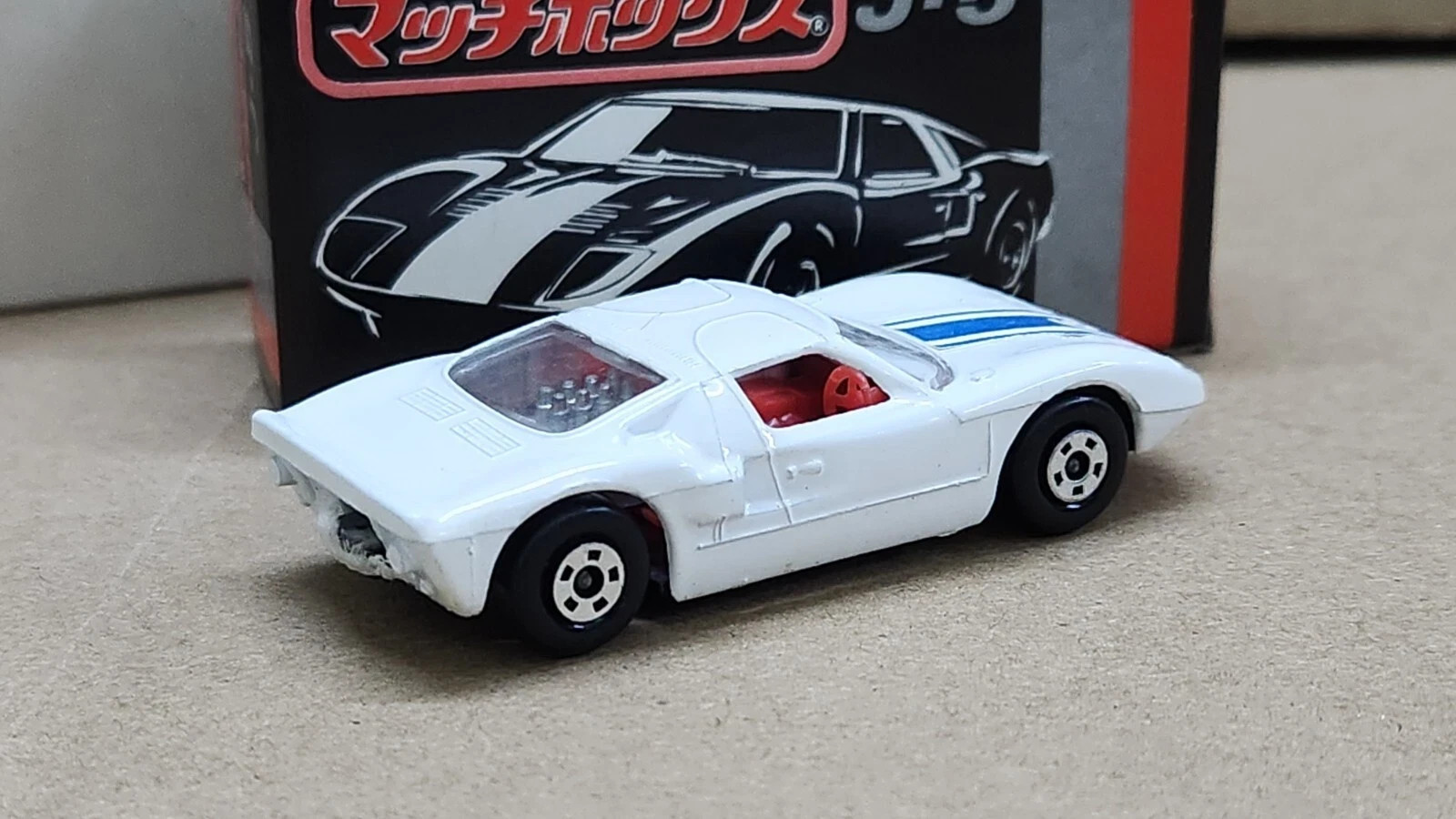 Matchbox Superfast J-5 Ford GT X 6 Japan Version with original outer white box