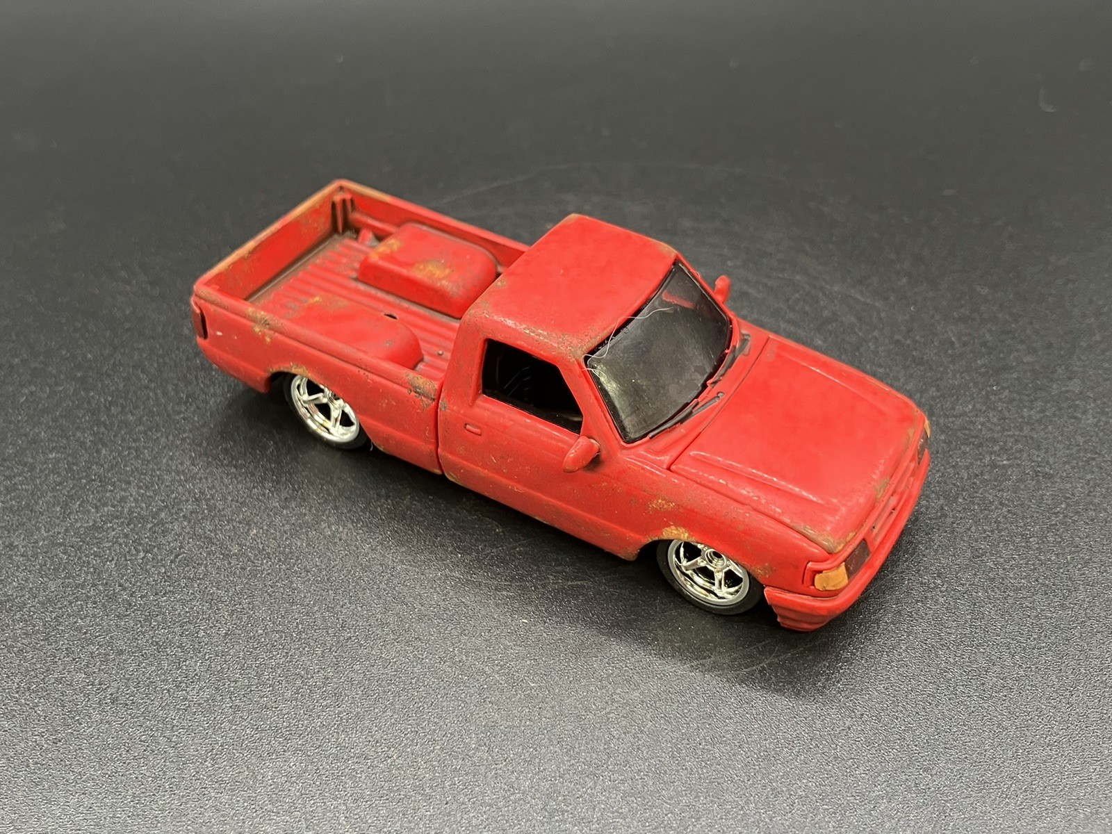 1995 Ford Ranger Pickup Truck Weathered Rusty Barn Find 1/64 Diecast Custom M2