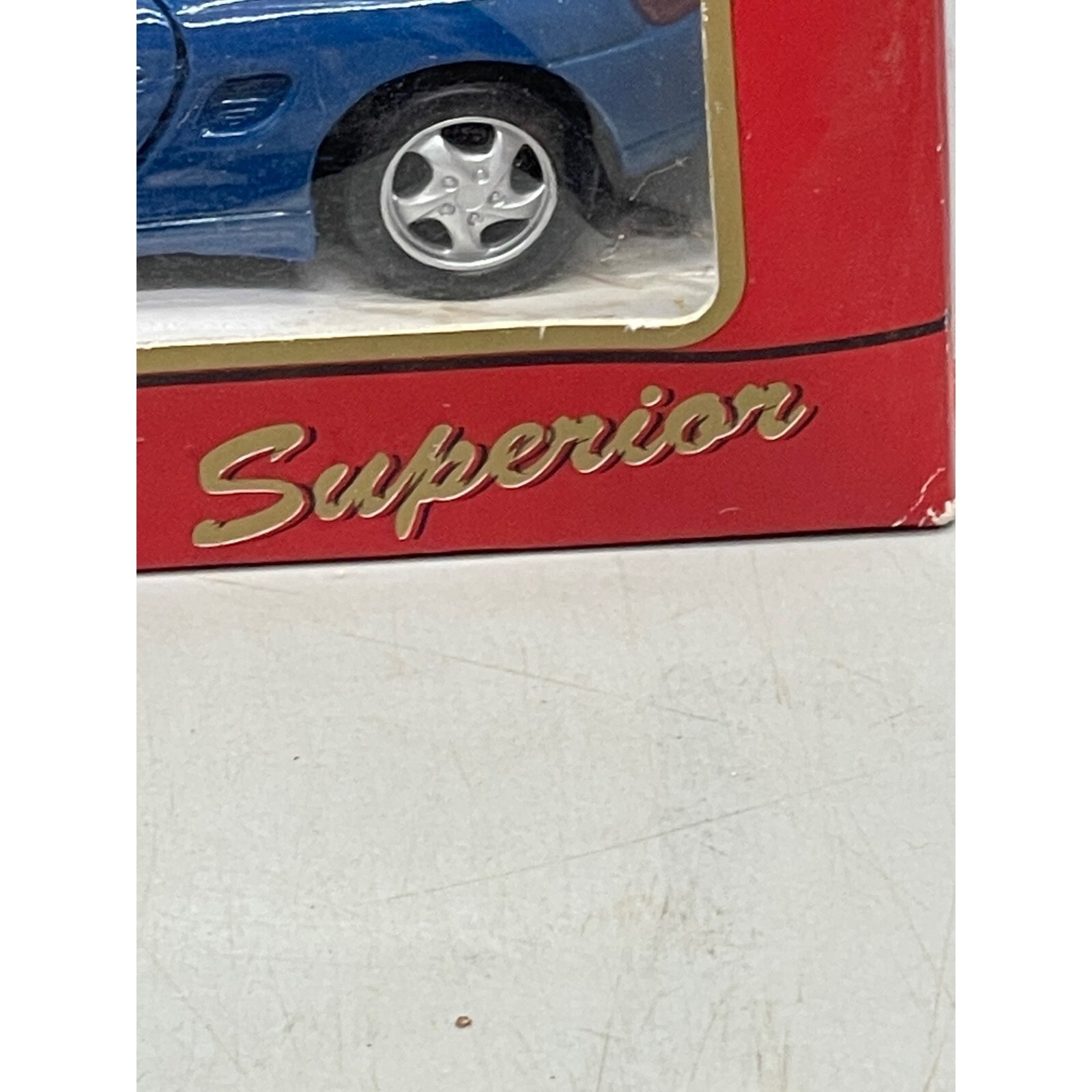Maisto Superior Die Cast Opening Doors Pull Back Action 1999 Blue READ New