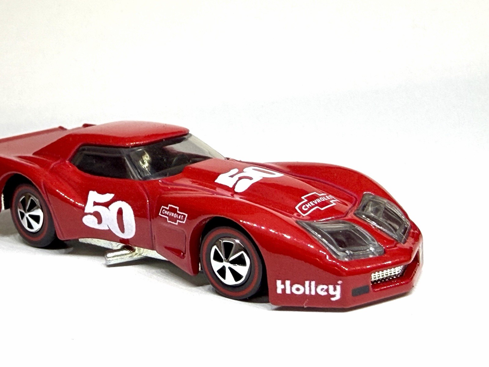 🔥 Hot Wheels CUSTOM MADE Redline Racing ’76 Greenwood Red Corvette
