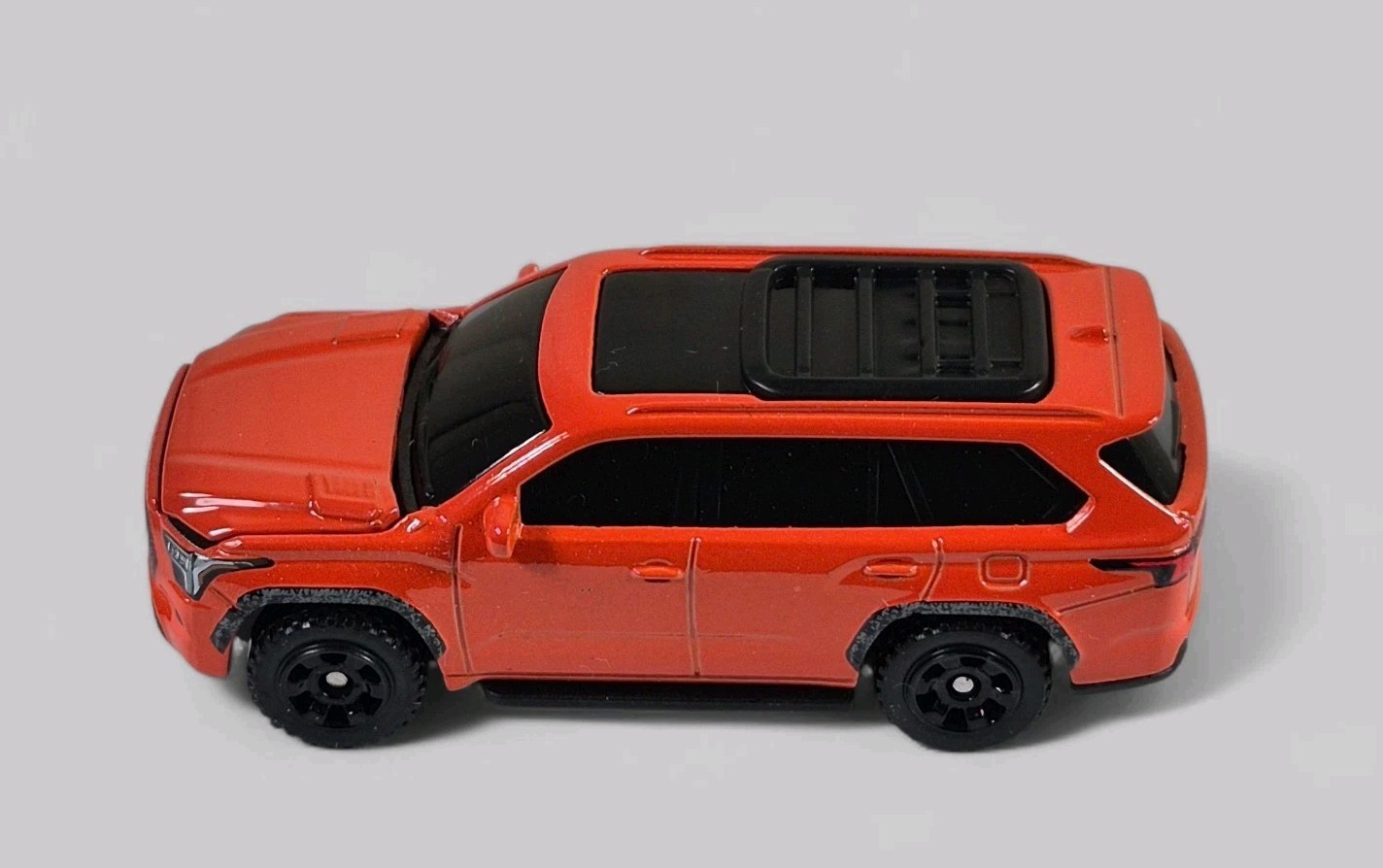 2024 TOYOTA SEQUOIA TRD PRO Diorama Collectible DieCast Model 1:64 Orange LOOSE