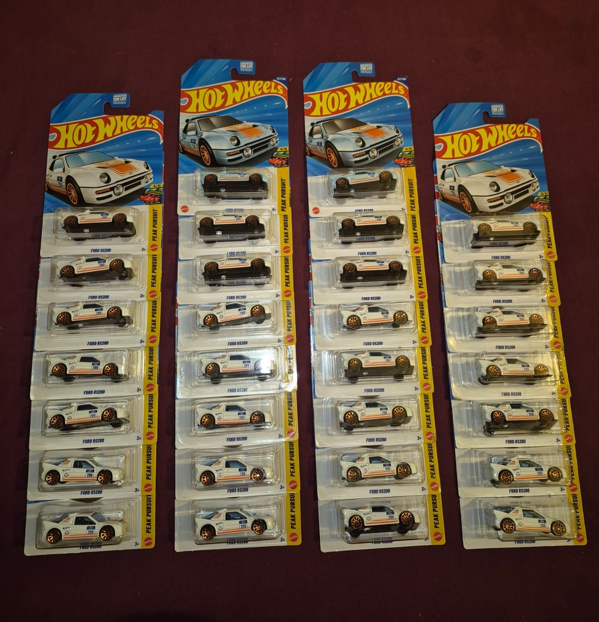 HOT WHEELS B CASE Dollar General Excusive Ford Pursuit -LOT OF 30