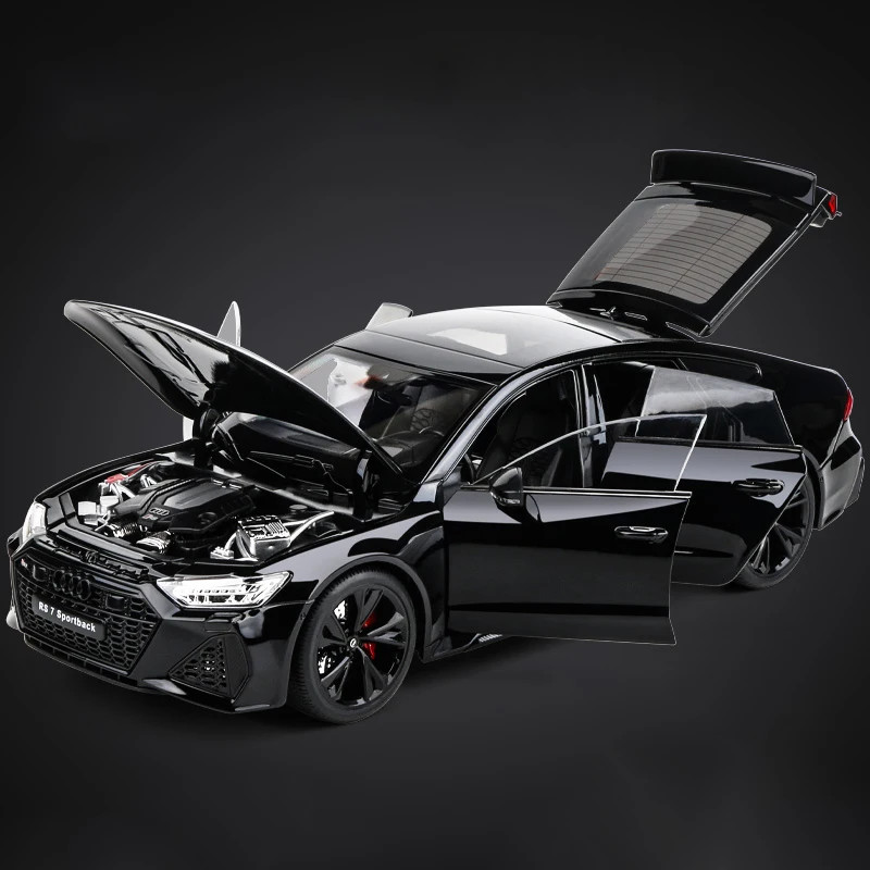 1:18 Audi RS7 Sportback Alloy Diecast Model Car Collectible Miniature Toy Birthd
