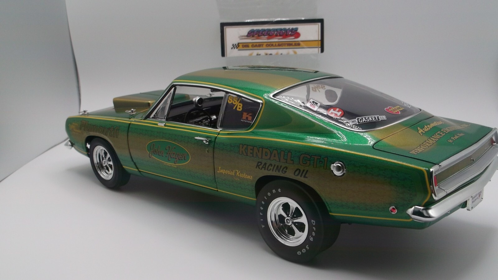 RARE 1968 JOHN HAGEN SUPER STOCK PLYMOUTH HEMI CUDA 426 A1806133AA 300 MADE ACME