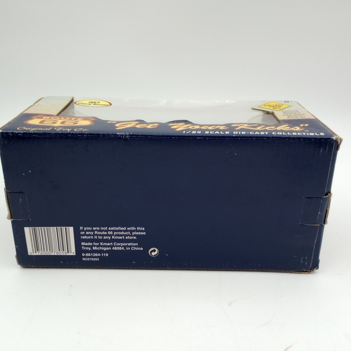 Route 66 Get Your Kicks 1957 Chevy Nomad Blue 1:24 Die-Cast NEW w BOX WEAR ©2001