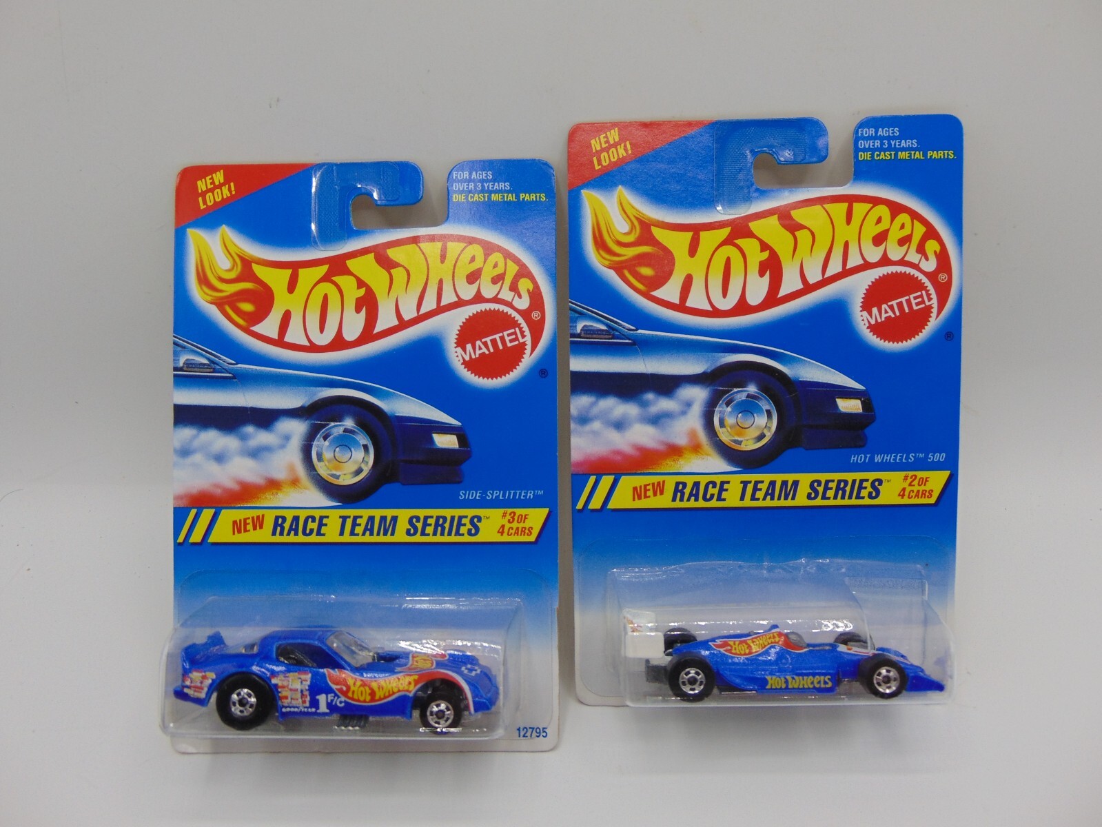 Hot Wheels Race Team Series Hot Wheels 500 and Side Splitter 4 Cars
