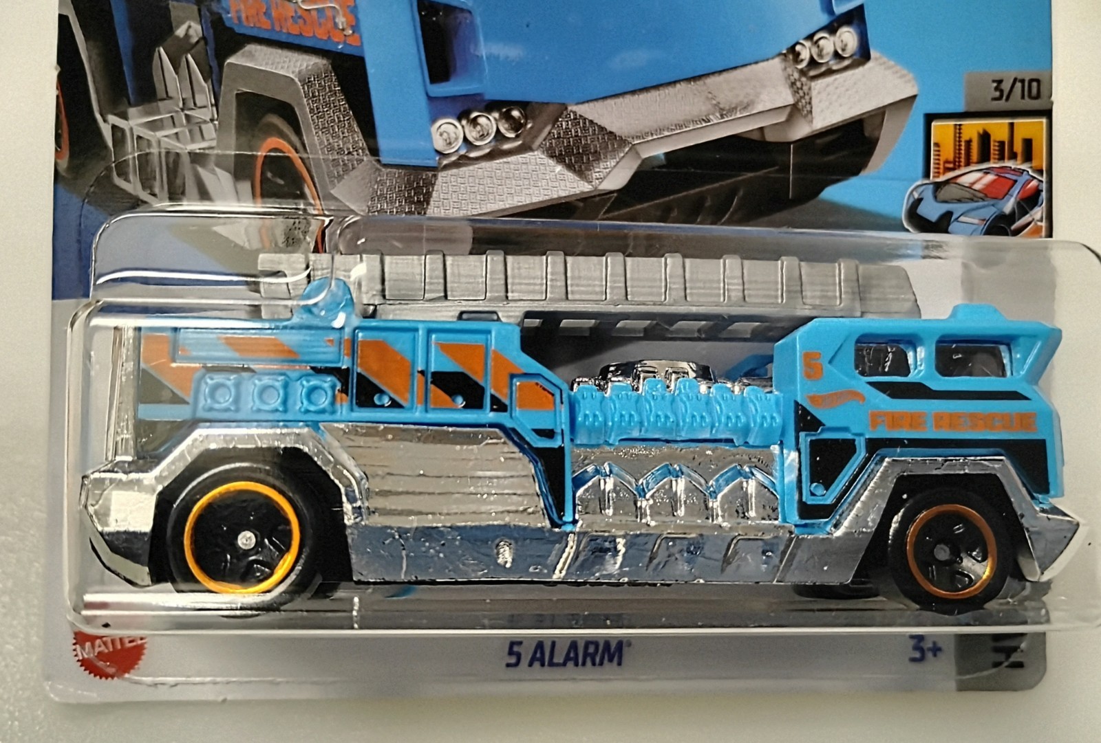 2024 Hot Wheels Blue 5 Alarm 125/250 HW Metro 3/10
