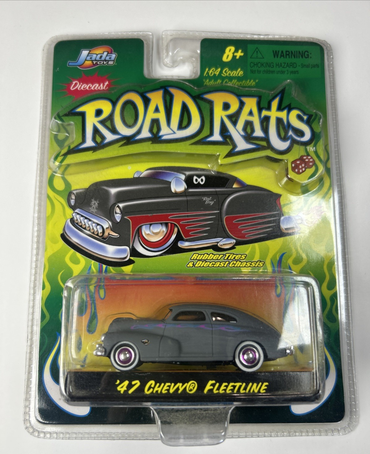VTG NOS Sealed 2002 Jada Toys Road Rats Mixed Lot of 12 Hot Rod 1:64 Diecast