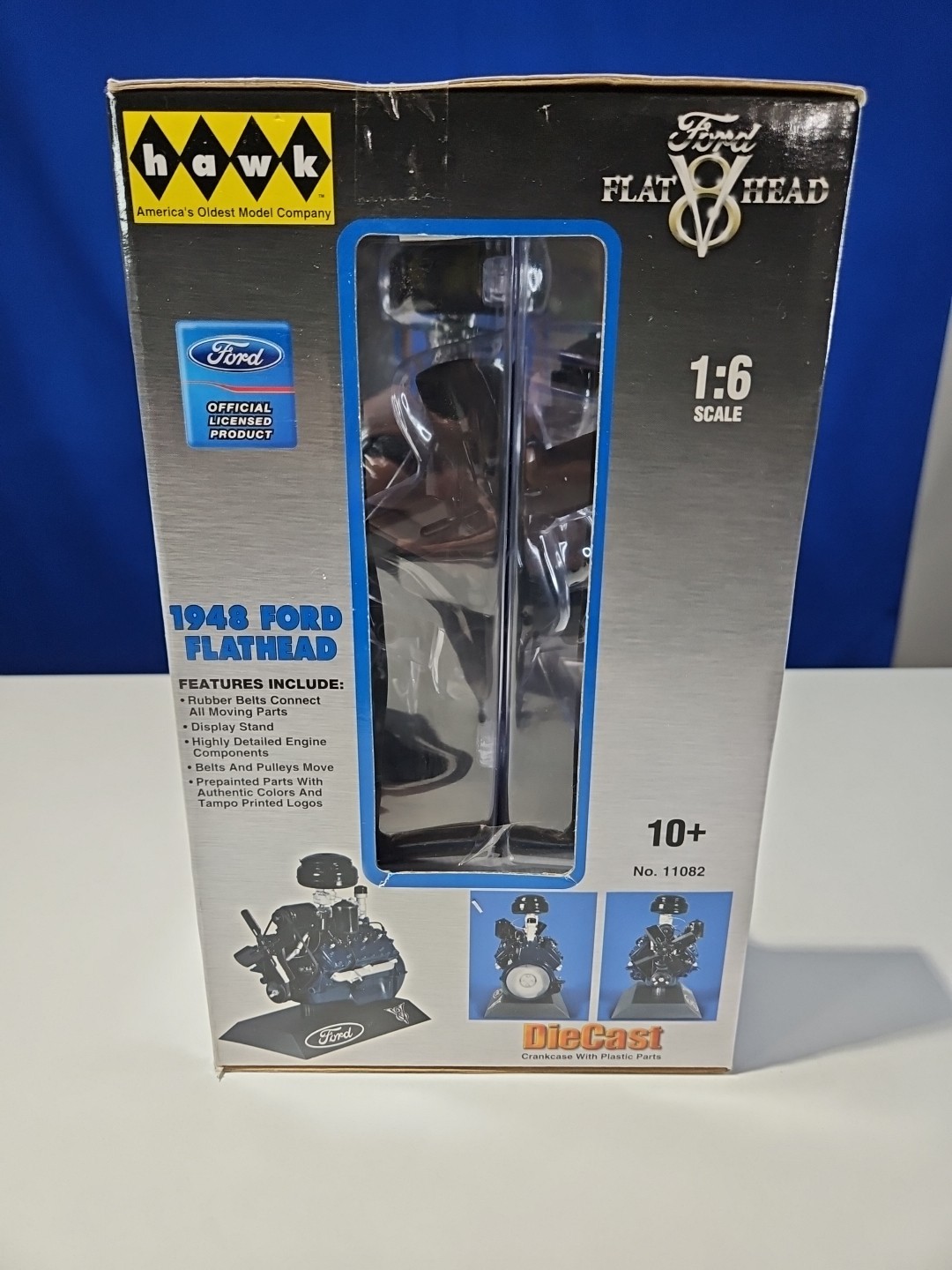 Hawk 1948 Ford Flathead V8 1:6 Scale Diecast New In Box 2008 Flat Head Engine